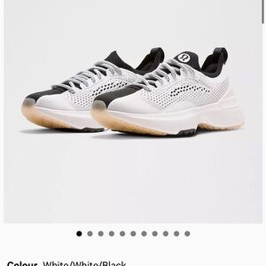 lululemon athletica Women's Black and White Sneakers